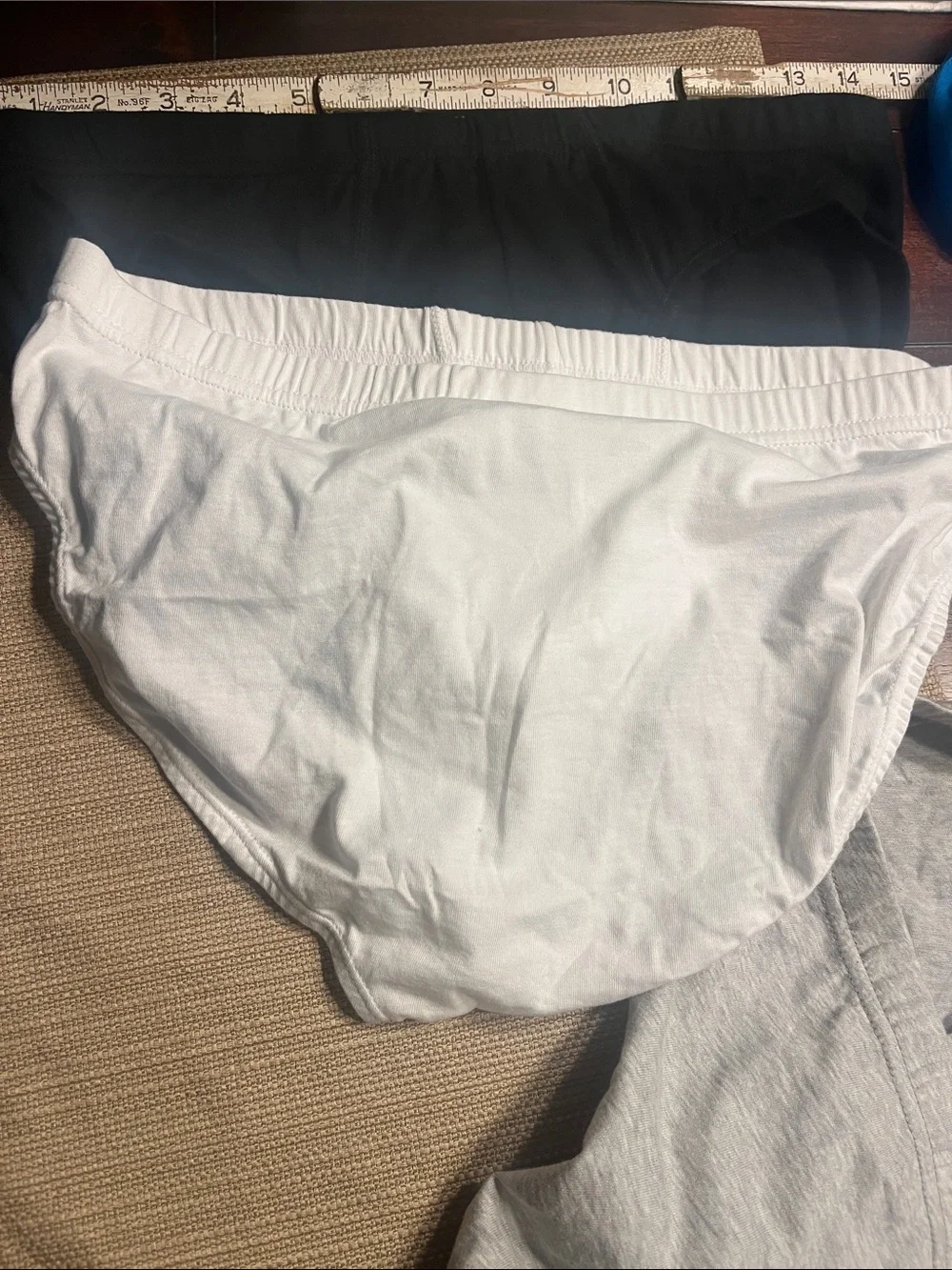 #.64. Kenneth Cole Reaction Men's Brief 3-Pack in Black, White & Gray medium